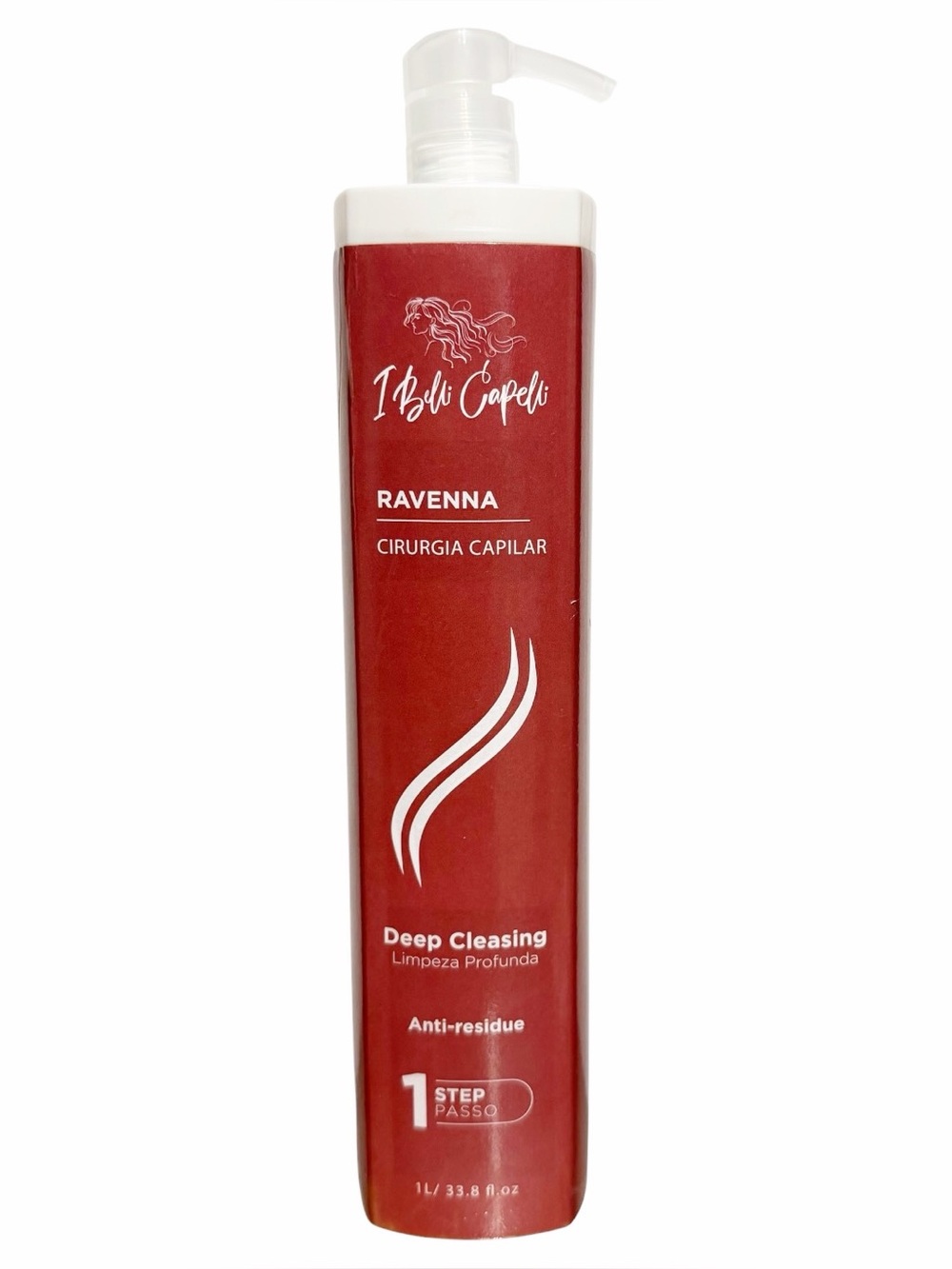 I BELLI CAPELLI Ravenna Deep Cleansing Keratin Shampoo 33.81 fl oz (1000mL) NEW